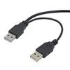 Câble Double USB 2.0 A vers SATA 22 broches, 2.5, pilote de disque dur, adaptateur de disque dur, connecteur avec câble d'alimentation, 100 pièces