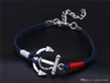 2017 Hot Sell Fashion Infinity Armband Pirate Nautical Armband Anchor Woven Nautical Gifts Armband Gratis frakt