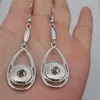 Chaud bohème goutte d'eau Snap boucle d'oreille bricolage 12mm gingembre s'enclenche femmes mode cadeau métal bouton pression bijoux