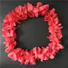 Noir Hawaiian Hula Leis Fête Festive Guirlande Collier Fleurs Fleurs En Soie Artificielle Festive Partie Fournisseurs 100pcs / lot