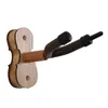 Houten vioolhanger met boog peg hardhout home studio muur mount hanger ash wood5632051