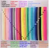 Baby Girls Boy Nylon Elastic Rubber Bands DIY Rainbow Hårtillbehör för barn Toddler Spädbarn 35 färger