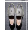 Mens Loafers 가죽 레트로 신발 럭셔리 2019 디자이너 플랫 운전 캐주얼 신발 남성 고품질의 갈색 Espadrilles 브랜드 영국 스타일