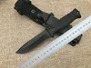 1st GB G1500 Survival Rak kniv 12C27 Svart Titanbelagd Drop Point Blade Utomhus Camping Vandring Jakt Taktiska Knivar Med Kydex