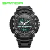 2017 SANDA Moda Impermeabile Sport Orologio Da Uomo Camping Diving Orologi Da Polso Militare Ginevra Orologio Per Uomo Saat Relogio Masculino