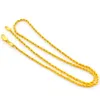 أزياء الرجال الهيب هوب سلسلة طويلة قلادة ذهبية فضية الألوان الفولاذ المقاوم للصدأ 20inch 24inch 30inch سلسلة حبل