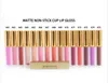 Snabb leverans! Hot Selling Makeup Matte Non-Stick Cup Lip Gloss med 15 färg 4,8 g Mix Färg