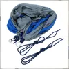 Wholesale- Portable Parachute Nylon Fabric Garden Hammock Outdoor Travel Camping Swing For Double Two Persons Sleeping HangNet Bed EJ8788