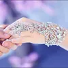Lyxiga eleganta kristallrasser diamanter armband bröllopshandske brudfest prom smycken armband armband som säljer4506505