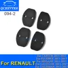 4 stks Auto deurslot beschermhoes voor Renault Koleos Kadjar Captur Fluence Magane Latitude Auto Deur Lock Decoratie Auto Cover