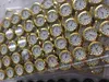 Oro 1 7/16 pollici orologio con inserto in plastica di facile lettura bianco arabo fit up standand formato arabo fit up orologio PC21S movment