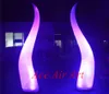 Good night decoration beautiful curve lighting Inflatable led cone.frame model for decorations made in China come with air blower