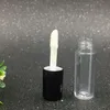 0.8ML Mini Plástico Vacío Claro Tubo de Brillo de Labios Bálsamo Labial Botella Linda Tubos de Contenedor de Brillo Cosmético Brillo de Viaje para Carga Dividida Maquillaje DIY