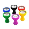 New Unbreakable Flower Silicone Head Shisha Hookah Bowl Silicone Head with Metal Tray for Tobacco Shisha Charcoal