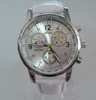 whole 50pcslot mix 4colors leather watch Leisure lovers watch WR0335511013