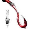 Rödvin Afrika Poursers med Retail Box Package Acrylic Wine Aerator Spout Pourer Nya Ankomst Bärbara Vinverktyg