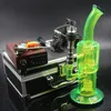 ArmyGreen Bois couleur noir couleur kit de clou électrique bobine de chaleur Bong en verre Hybird clou en titane Oil Rigs Bongs en verre Conduites d'eau