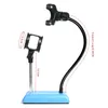 Adattatore di supporto desktop per microfono microfono universale con clip Finefun Mobile Phone Live Brackt Flexible Mount Flexible