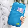 10pcs/lot Cheap Candy Color Travel Passport Credit ID Card Holder Cash Wallet Organizer Bag Purse Wallet