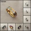 Punk Rock Style Gold silver strip Ring Mens Fashion Chunky Finger Bling Size 7/8/9/10/11/12 Retro Titanium Steel Rings
