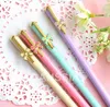 Wholesale-Kawaii metal series gel pen 0.5mm Candy color style pens Office accessories School girl gift stationery supplies (ss-1255)