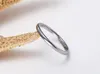 2mm Silver Rose Gold Tungsten Carbide Rings for Women High Polished Plain Deled Thin Silver Wedding Band Size 5128355045