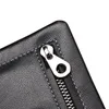 Mode Aus Echtem Leder Männer Brieftasche Berühmte Marke Brieftaschen Mann Geld Clip Tag Kupplungen Geldbörse Schwarz herren Geldbörsen Zipper M1019