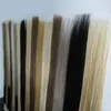 2枚の髪の皮のよこ糸の髪40ピースブロンドブラジルのバージンヘア自然ストレートオンブルバージンレミーヘア100g