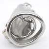 Chastity Devices Hane Standard Device Rostfritt stål Chastity Cage Lock #R59