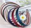 50pcs Colored Satin Covered Resin ribbon winding hair band Kids hair Accessories width :2 cm Basic head band for woman/girl/Lady FJ3125