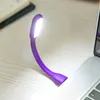 Draagbare USB LED Lamp Licht Flexibele Buigbare Mini USB-licht voor Notebook Laptop Tablet Power Bank USB Gadets met of without Pakket 500PCV