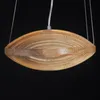 willlustr pendente di legno lampada a sospensione navicella luce fatti a mano in legno di illuminazione astronave appesa ristorante navetta spaziale lounge bar dell'hotel