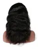 Peluca frontal de encaje brasileño 360 Onda del cuerpo Pelucas de cabello humano frontal de encaje completo barato para mujeres negras Peluca de encaje 360 con cabello de bebé