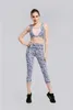 2018 New BlackRed geometry printing Yoga Top Pants Women Sport Yoga Sets Sportswear Fitness Gym Clothes Ladies Drop Shippi9572735