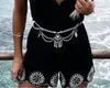 1pcs Silver Vintage Retro Bohemian Style Exaggerated Tassel Fringe Waist Belly Chains Body Beach Jewelry Wholesale