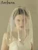 Sorbern marfim pétalas de flores véus de noiva blush véu de casamento com pentes veu de noiva longo flor borda ombro comprimento nupcial acc7690727