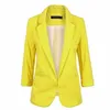 Women039s Jacket Slim Thin Cardigan Blaser Feminino Work Suit Chic Plus Size Blazer Solid Color Female Women Basic Coat Outwea8898914