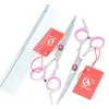 6.0Inch Meisha 2017 New Puppy Tesoura Professional Pet Grooming Scissors Set Scissors Cutting & Thinning & Curved Dog Shears JP440C ,HB0015