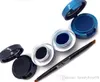 4 in 1 BlackBrownBlackBlue Gel Eyeliner en Wenkbrauwpoeder Make-up Waterproof Cosmetica Set Eyeliner Kit Muziek Bloem New1033175