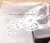 200 adet Gümüş Baykuş Bookmark Yer İmleri Beyaz Püsküller Düğün Bebek Duş Parti Dekorasyon Hediye Hediyeler Ücretsiz Nakliye Şekeri