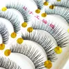 Handmade Natural False Eyelashes Cotton Thick Eyelashes Terrier E5 Natural Bare Makeup Cross Thick False Eyelashes1593658