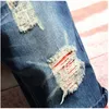 Jeans da uomo all'ingrosso- 2021 Aakar Shan Style Washed Strappato cerniera distrutta Pantaloncini di jeans dritti vintage sfilacciati1