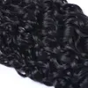 Obehandlad brasiliansk mänsklig remy Virgin Hair Natural Wave Hair Weaves Hårförlängningar Naturfärg 100g / Bunt Double Wefts 3bundles / Lot