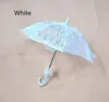 DIY Mini Regenschirm Lace POgraphy Prop Sticked Parasol Fashion Style Girls Braut Blume Hochzeitsfeier Sonne Regenschirme4374853