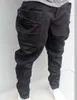 Wholesale-Autumn Winter Trousers Big Size S-6XL 7XL=46 Fashion Casual Jeans Mens Joggers Loose Denim Pants Pockets Hip Hop Harem Black