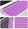 Laptop Soft Silicone Colorful KeyBoard Case Protector Cover Skin For MacBook Pro Air Retina 11 12 13 15 Waterproof Dustproof Retail box OEM