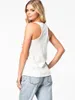 tank top maglia delle donne di estate nuova stampa delle donne gilet senza maniche arco posteriore t-shirt casual camicetta camis bohemian vacanza al mare top al mare