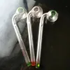 Grew up in bubble glass pipes, long 16cm, wholesale glass hookah accessories, glass bong accessories, free shipping