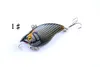 Ny grunt handfat simning vib fiske bete 5 5 cm 9g 5 färg ABS -plastmålade vibration lures261b