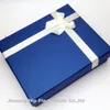 Кожа из нержавеющей стали 6 унций фляжка + синий подарочная коробка + воронка + 4 выстрел стекла, персонализированный логотип доступен,, мужской подарок